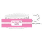 Bacholorette Party Peel and Stick Edible Cake Image Wrap Ribbon