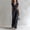 Black, variant on Morttic Women's Elegant Button Front Sleeveless V-Neck Maxi Dress – Boho Summer Beach Casual Vacation Dress with Side Pockets Beige,S