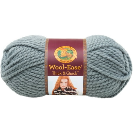 UPC: 0023032641485 | Lion Brand Yarn Wool-Ease Thick and Quick Slate Yarn