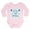 Petal Pink, variant on CafePress - 1Stbdayblue Body Suit - Long Sleeve Cotton Baby Bodysuit