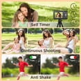 thumbnail image 3 of Digital Camera, FHD 1080P Kids Camera with 16X Zoom, 44MP Point and Shoot, 32GB Card, Anti-Shake, Compact Portable Camera for Boys Girls Students（Black）, 3 of 6