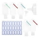 thumbnail image 3 of Practical Leakproof Travel Bottles 8 Pcs Keychain Bottles for Storage Use Assorted Color 50ml, 3 of 5