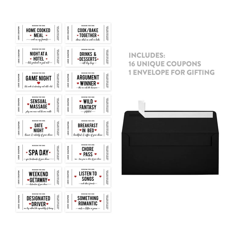 Printable Love Coupons Black And White