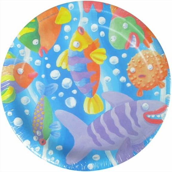 Summer 'Catch of the Day' Small Paper Plates (8ct)