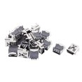 thumbnail image 1 of Unique Bargains 20 Pcs Mini USB Type B Connecteur Femelle à Angle Droit 5 Broches, 1 of 1