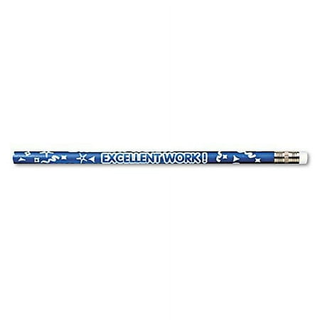 Moon Products Excellent Work No. 2 Pencil - #2 Lead - Black Wood Barrel - 12 / Dozen