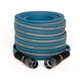 thumbnail image 1 of Manguera de agua Fitt Hiflo Manguera de jardín plana multiusos de 50 pies Fácil de usar y rendimiento duradero Azul claro y gris, 1 of 1