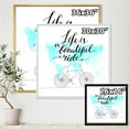 thumbnail image 4 of Designart 'Life Is A Beautiful Ride With Bicycle' Traditional Framed Canvas Wall Art Print, 4 of 5