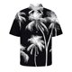 thumbnail image 5 of Camisetas de Lino para Hombres Vintage Bowling Manga Corta Cuello Cubano, Retro Playa Y Verano Hombre Manga Corta Botón Abajo Camisetas, 5 of 9