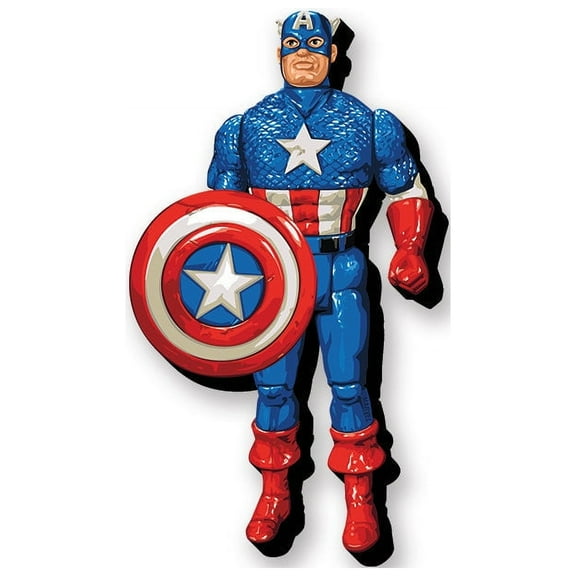Marvel Captain America Action Figure Funky Chunky Magnet