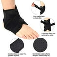 thumbnail image 6 of 2 Pack Ankle Brace for Women Men, Adjustable Comfortable Ankle Support Brace for Plantar Fasciitis, Achilles,Tendon, Sprain, Running, Basketball, Injury Recovery, Breathable Neopre, 6 of 7