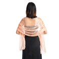 thumbnail image 2 of Châle Châle Enveloppe Mariage Femmes Foulard de Soirée Femmes Couleur Unie Accessoire de Robe de Fête, 2 of 2