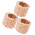 thumbnail image 4 of 3Pcs Bark Planter Wood Flower Container Wooden Barrel Bucket Flower Pot Rustic Plant Pot Succulent Cactus Vase For Party Decor Khaki, 4 of 8