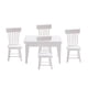 thumbnail image 1 of Wooden Mini Chair Table Model Dollhouse Chair Table for Decor 1Set, 1 of 1