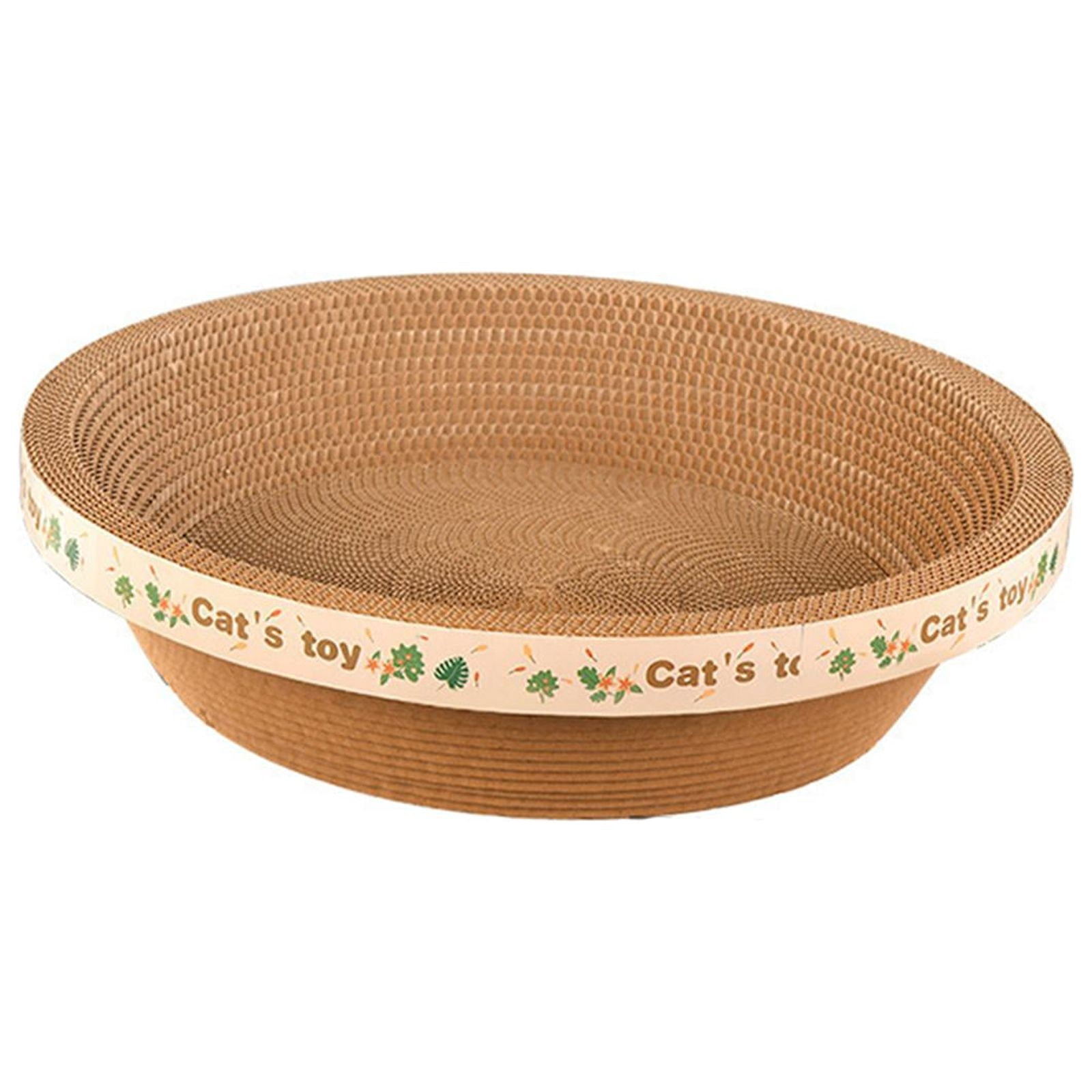 Bvdfgk Cat Scratcher Cardboard Furniture Protection Lounge Cat Beds Scratch Pad Durable large with stickers