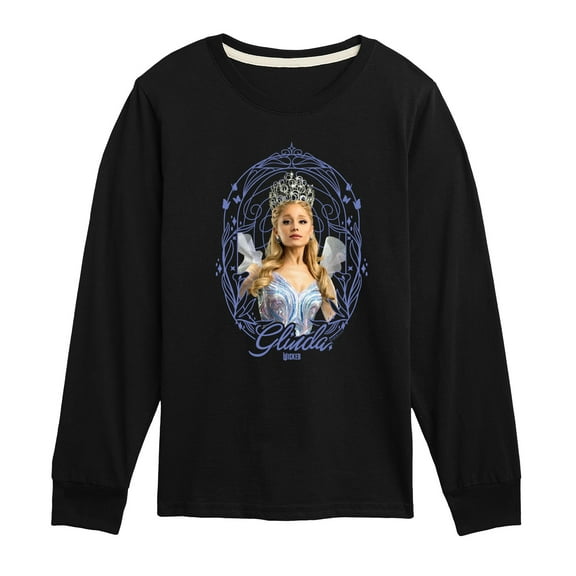 Wicked - Noveau Frame Glinda - Youth Long Sleeve Graphic T-Shirt