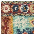 thumbnail image 5 of SAFAVIEH Aspen Cindra Southwestern Wool Runner Rug, Blue/Red, 2'3" x 7', 5 of 5