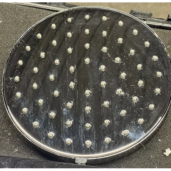 New Solid Brass Chrome Plated 6" Shower Head Q-439