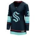 thumbnail image 2 of Women's Fanatics Will Borgen Deep Sea Blue Seattle Kraken Home Breakaway Player Jersey, 2 of 3