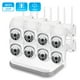 thumbnail image 2 of Sistema de videovigilancia inalámbrico, Kit de cámara IP de seguridad impermeable, P2P, NVR, H.265, 8 canales, 3MP, Audio, WIFI, PTZ, detección humana, 2 of 4
