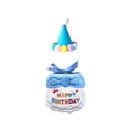 thumbnail image 2 of Porch Goose Birthday Hat and Bib Set for 23 Inch Goose Statue, Birthday Party Goose Outfit Decoration, Lawn Goose Accessories for Garden Porch Patio Yard Celebration Display, 2 of 6