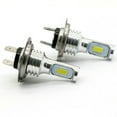 thumbnail image 3 of 2X White H7 100W LED Headlight Bulbs Kit Extremely Bright 6000K Plug and Play, 3 of 5