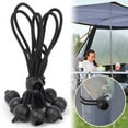 thumbnail image 4 of 5/20pcs Bungee Cord Ball Tarps Canvas Tarpaulin Flagpole Ties Cord Ends Elastic Rope Fixed Boat Pole Camping Tent Accessories, 4 of 9