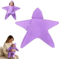 thumbnail image 4 of Faraee Funny Crochet Star Baby Sleep Sack Side Button Open Onesie Bag Newborn Wearable Hooded Sleep Blanket for Photo Prop (25.59IN), 4 of 5