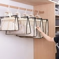 thumbnail image 3 of Handbag Storage Bags,Dust Bags,Transparent Hanging Purse Organizer,Moisture-proof Bag with Zipper and Handle Dust Cover Bag for Hanging Closet, 3 of 7