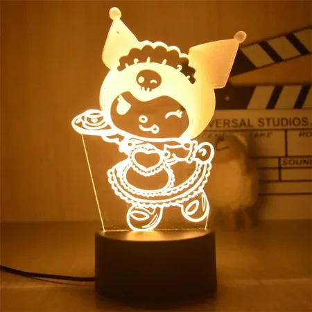 

Sanrio Night Light Anime Hello Kitty Melody Kuromi Cinnamoroll LED Light Bedroom Room Decoration Kids Toy Children Birthday Gift