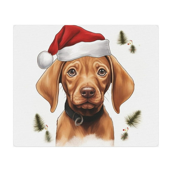 DistinctInk Mouse Pad - 1/4" Foam Rubber - Vizsla Puppy Drawing
