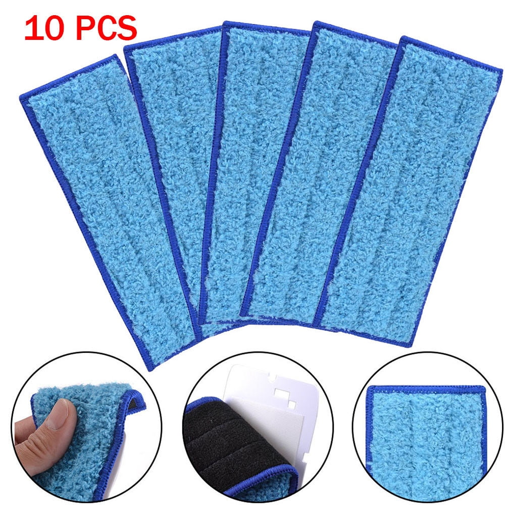 10 Pcs Washable Wet Mopping Pads Clean Floor For IRobot Braava Jet 240 Mop Parts 