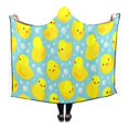 thumbnail image 3 of ASHLEIGH Hooded Blanket Cartoon Duck Throw Blanket 56x80 inch, 3 of 3