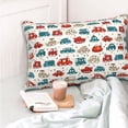 thumbnail image 4 of Fotbe Artoon Car Funda de Almohada Decorativa Estilo Occidental, Lujo en Algodón, Fundas para Almohadas King, Cojín Estampado para Decoración del Hogar-14"x20", 4 of 6