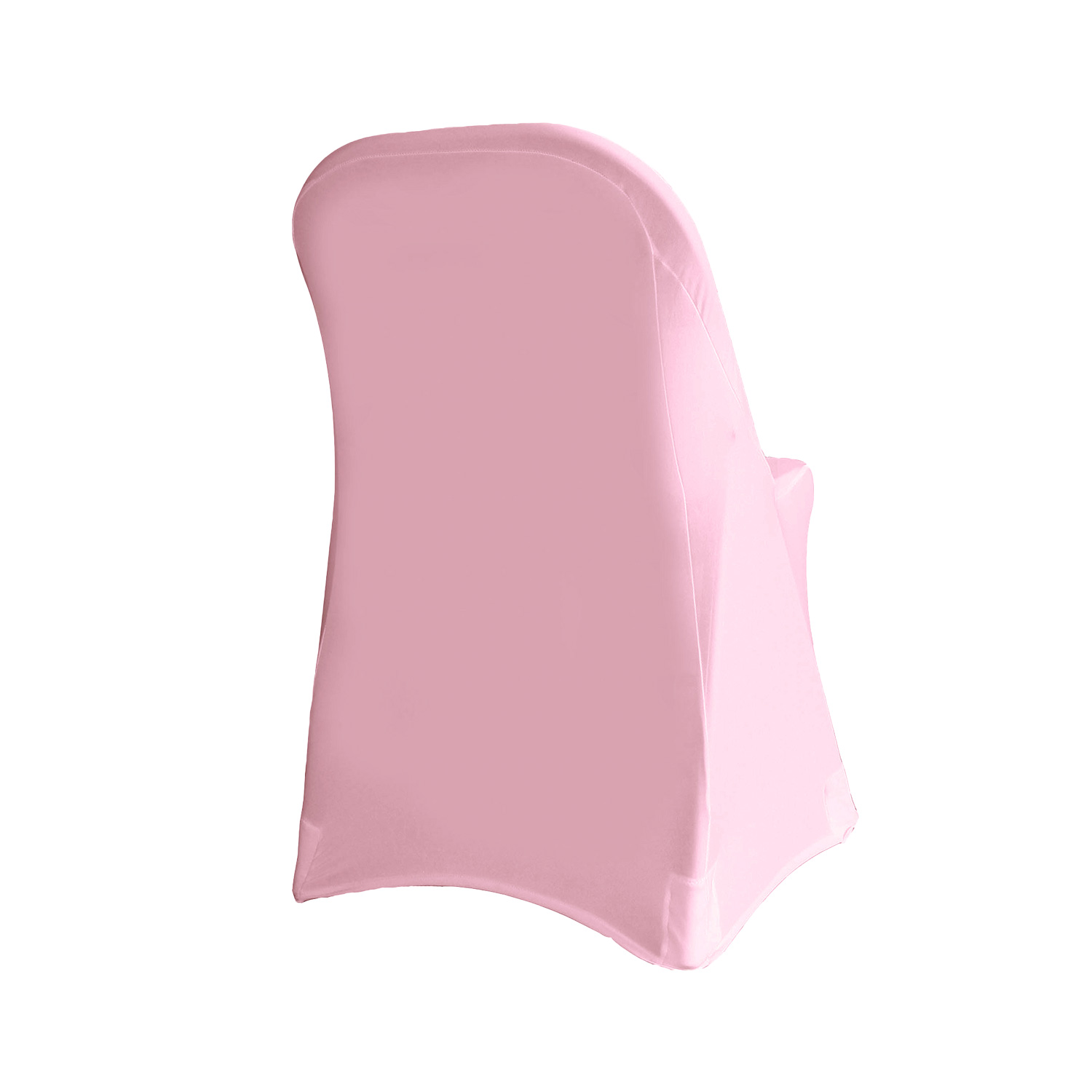 Your Chair Covers - Stretch Spandex Folding Chair Cover Pink for Wedding, Party, Birthday, Patio, etc. - image 2 of 3