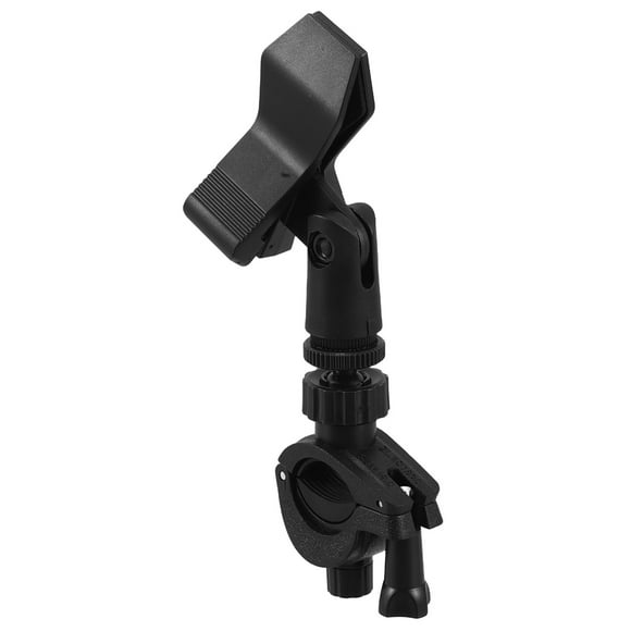 SEWCHICS Black Universal Microphone Stand Clip Holder with Easy Installation for Desk and Streaming
