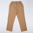 thumbnail image 5 of Babcutegg Cargo Pants for Kid Boys Elastic Waist Wide Leg Side Pockets School Wear Pants for Kids Khaki Size 8, 5 of 6