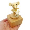 thumbnail image 1 of Lilyxin Lindo Pequeño Elefante Mini Caja De Música Dibujos Animados Animales Caja De Música Mecánica De Madera La Caja De Música Regalo Que Canta Castillo En El Cielo El Mejor Regalo para Niños Niñas, 1 of 5