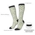 thumbnail image 3 of Daiia Sports Socks Green Rabbit Printed Novelty Crew Socks for Men Women Knee High Socks Cotton Socks Soft & Breathable Support Unisex Socks, 3 of 9