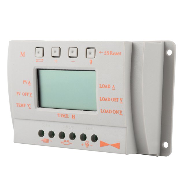 Regulador de carga solar MPPT, controlador de carga solar inteligente de 12 V, controlador solar muy recomendado