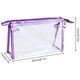 thumbnail image 3 of Bolsa de cosméticos Meetory impermeable de PVC transparente, 5 unidades, 3 of 8