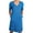 Blue, variant on Women's Cotton Linen Shirt Dress Summer Short Sleeve V Neck Midi Dress Casual Shift Dress with Pockets