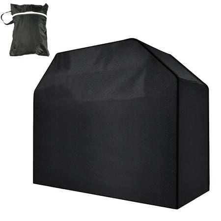 Universal Gas Grill Cover, 57" 58" Heavy Duty Waterproof Barbecue BBQ Cover Durable Nylon Fabric Resistant Material, Fits Grills of Weber Char-Broil Nexgrill Brinkmann and More