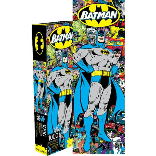 Dc Comics Batman Retro 1000 Pc Slim Jigsaw Puzzle Walmart Com