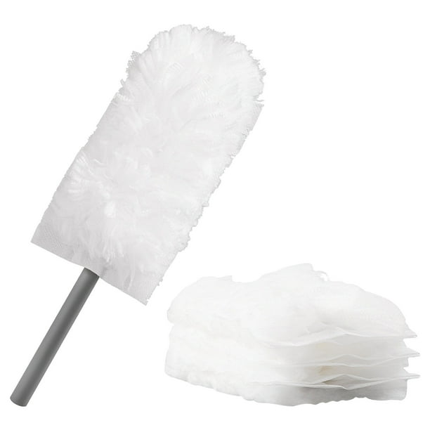 PUIYRBS Feather Dusters for Cleaning Retractable Disposable Duster Can
