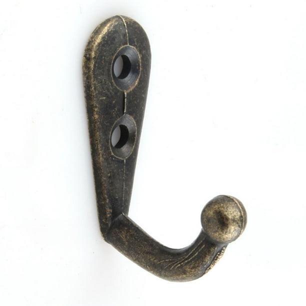 1pcs Antique Bronze Wall Hooks Hanger for Clothes Coat Hat Bags Towel Home  Decor 12 * 32mm