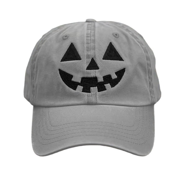 SAWOBUUN Halloween Embroidered Baseball Cap for Women Men Unisex Outdoor Pumpkin Hat