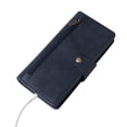 thumbnail image 6 of Feishell for Google Pixel 8a Wallet Case with Wrist Strap,Premium PU Leather Zipper Pocket Magnetic Buckle Folio Flip ID Credit Card Slots Shockproof Kickstand Phone Case for Women Men,Blue, 6 of 15