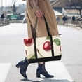 thumbnail image 4 of FORMRS Canvas Laptop Tote Bag for Women with 15.6" Computer Compartments Shoulder Handbag, Cute Cherry, 4 of 7