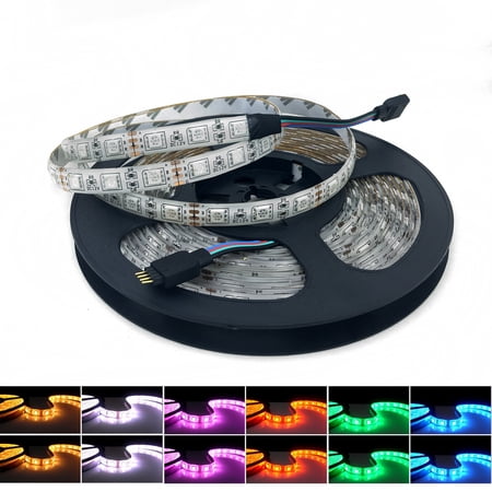 led 5m 60leds smd 12v flexible waterproof rgb strip light